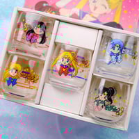 Image 2 of Sailor Moon S Vintage Mini Glass (5 Piece Set)