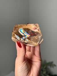 Image 3 of HIGH QUALITY RAINBOW GARDEN QUARTZ DIAMOND FREEFORM WITH HUGE RAINBOW -BRAZIL-