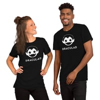 DRACULAD Logo T: White on Black