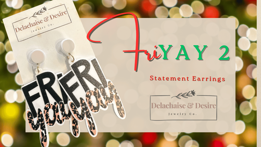 Image of FriYAY Leopard Statement Earrings