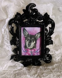 Image 1 of Pet Portrait ~ Black Ornate Frame
