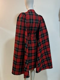 Image 4 of Tartan Tatyana Cape Coat