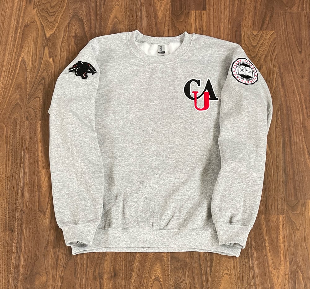 Clark Atlanta University Trilogy Patch Crewneck Sweatshirt