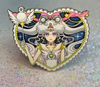 Image 4 of Heart Series Cosmos enamel pin 