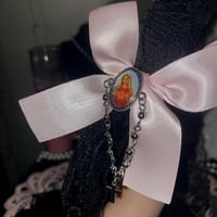 Image 5 of Santa Mantilla Veil - Black 