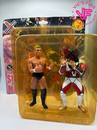 Image 2 of Jushin Thunder Liger Minoru Suzuki two pack - loose with card