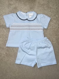 Smock Cotton Top and Short Set