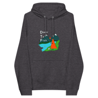 Image 5 of “DTF” Unisex eco raglan hoodie