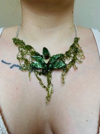 Image 3 of 🌿Cymbidium Moss Forest🌿 Necklace 