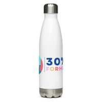 Image 1 of 30% Formula logo Stainless steel water bottle