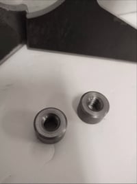 Image 5 of 3/8" Thick Axle Plates CNC made for Chopper Builders, 3/4" Slot  Pair.USA MADE
