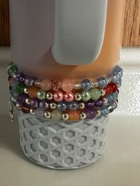 Image 4 of Sunrise Spiral Tumbler Bracelet Stack