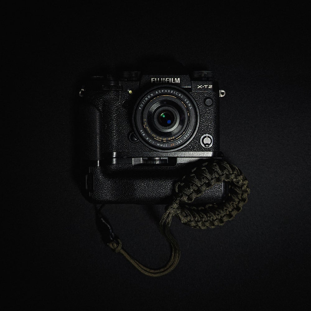 Image of Single color double strap w/ optech qd loop attachment 