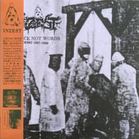 Image 1 of Inzest - "Violence Not Words" LP (Itailian Import)