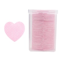 Image 5 of 200pcs Lint Free Paper Cotton Pad Eyelash Extension Glue Remover Napkins Lash Grafting Cleaning Glue