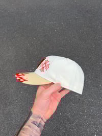 Image 4 of RUSTY BRIM MULTI TONE ANAHEIM ANGELS CUSTOM FITTED CAP