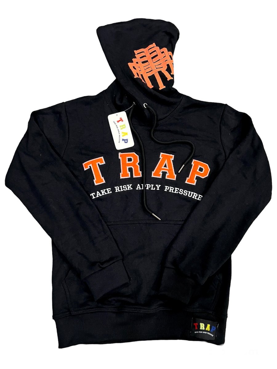 Image of Black TRAP hoodie 