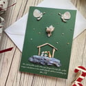 Shepherds & John 3:16 Christmas Cards (Packs of 6, 12, 18)