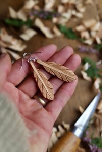 Image 3 of Feather ~ Earrings 