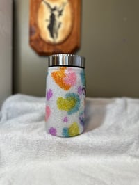 Image 3 of #27 17oz Rainbow Cow Print Mason Jar