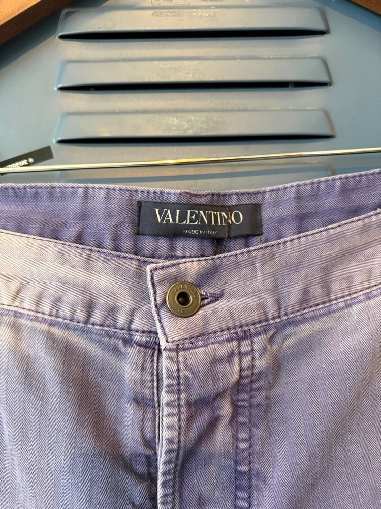 Image of Valentino Over Dyed Purple Denim