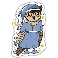 Image 1 of Night Owl - Sticker