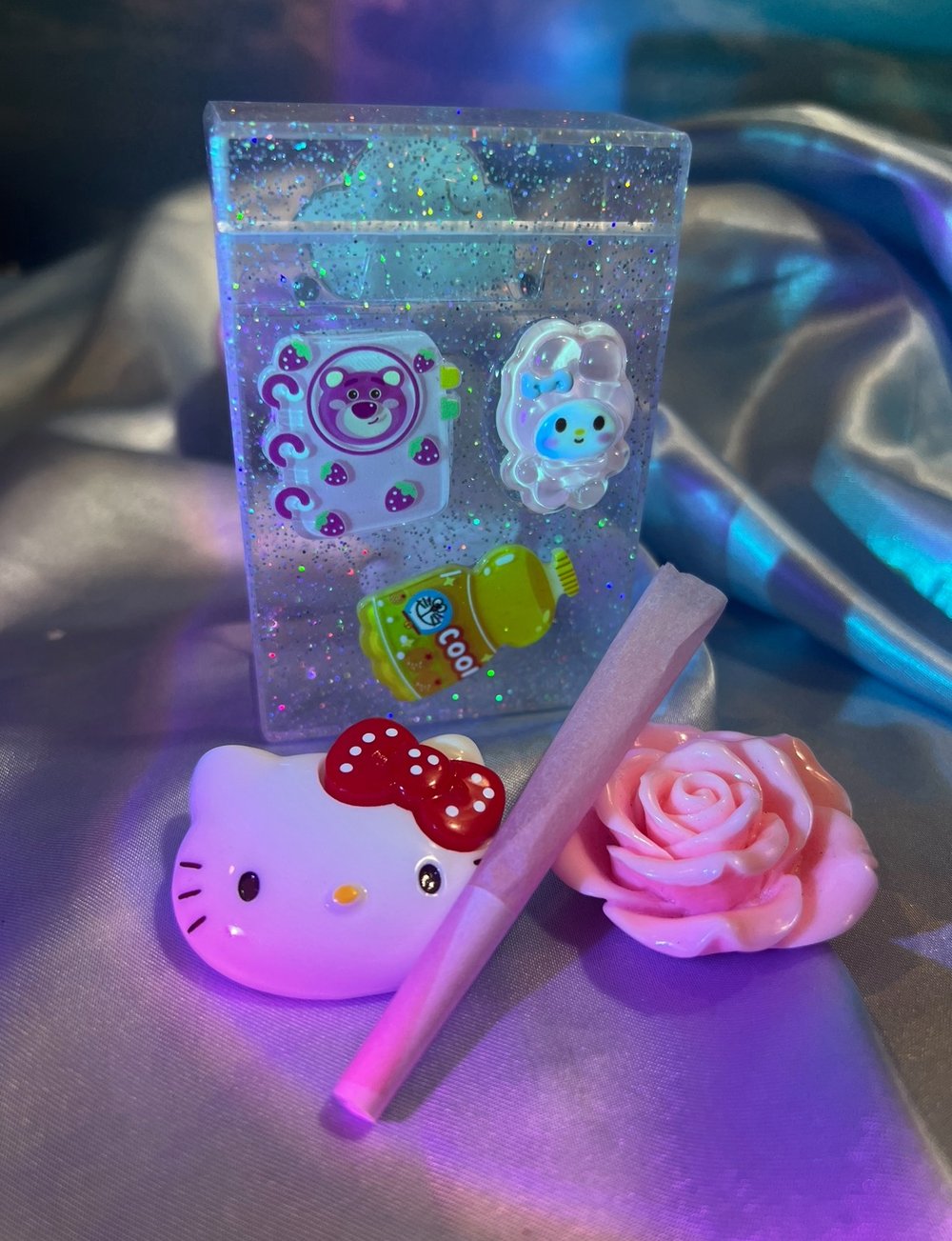 My Melody magnetic sparkle case