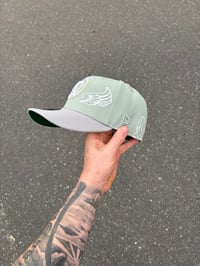 Image 3 of GREEM BRIM  EMERALD WASHINGTON NATIONALS CUSTOM FITTED CAP