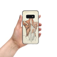 Image 8 of Antique Anatomical Illustration Human Posterior Musculature Clear Case for Samsung®