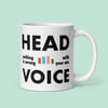 White glossy mug