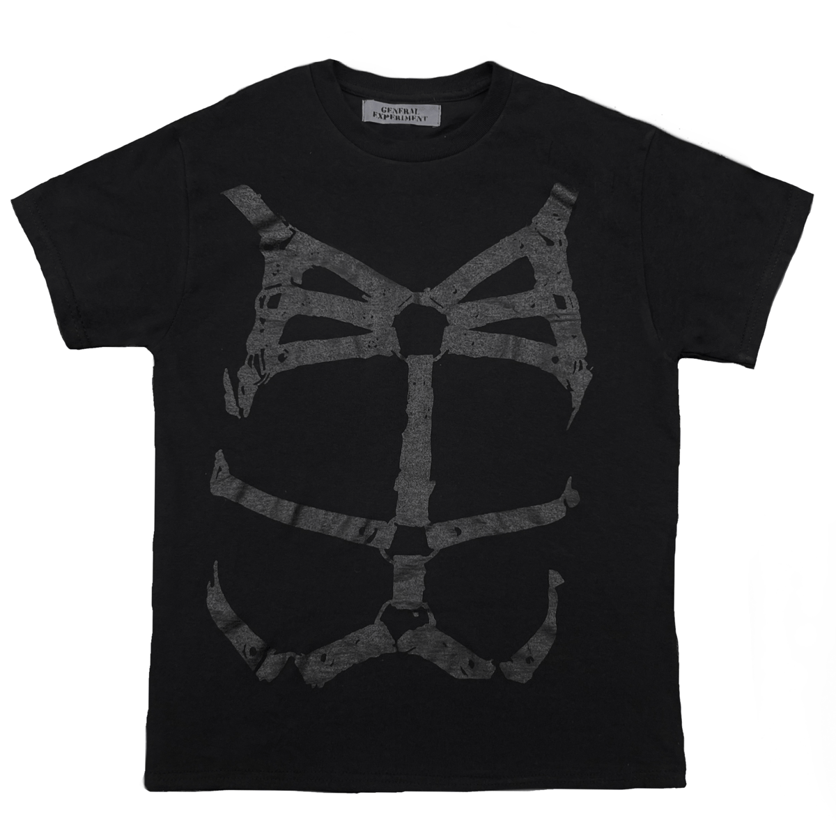 トップス kisstheclub harness fitted tee black HARNESS TEE - BLACK | General Experiment
