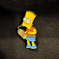Image 2 of Squishee Bart Pin 1.5”/38mm