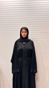 Image 5 of Lace 2 Piece Abaya premium Korean Nida