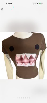 Image 2 of  Plaid Domo Kun Brandy Melville Top ♡