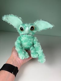 Image 3 of Soft Weighted Grumpy Goblin - Mint Green