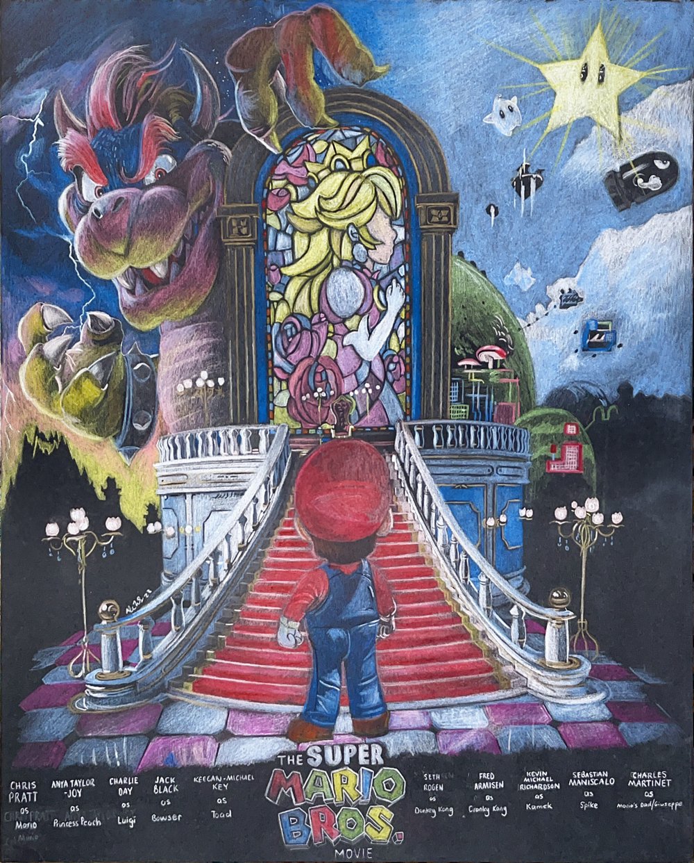 Image of “Your princess is in another castle.” THE SUPER MARIO BROS. MOVIE Art Print