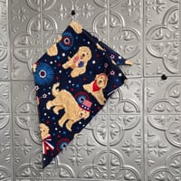 Goldendoodle Patriotic Bandana- large only