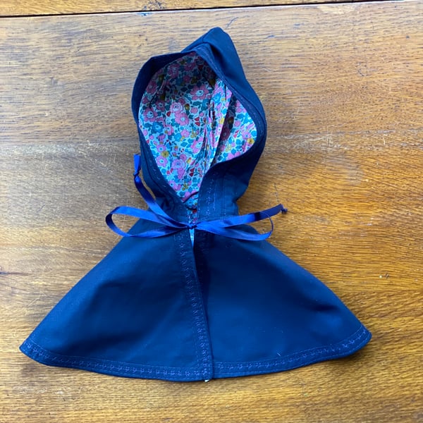 Image of Cotton Cape to suit 38cm Miniland Doll - Lined with Liberty Betsy Ann