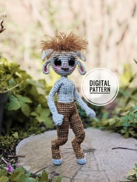 Image 1 of PATTERN for Satyr style faun doll