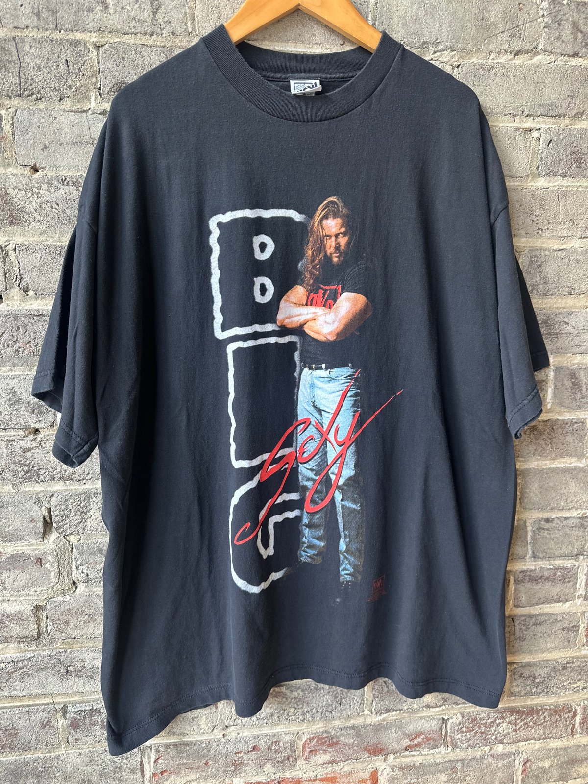 トップス 90s WCW \"Kevin Nash Big Sexy NWO\" VTG 90s WCW NWO Wrestling Kevin Nash Big Sexy T Shirt Large