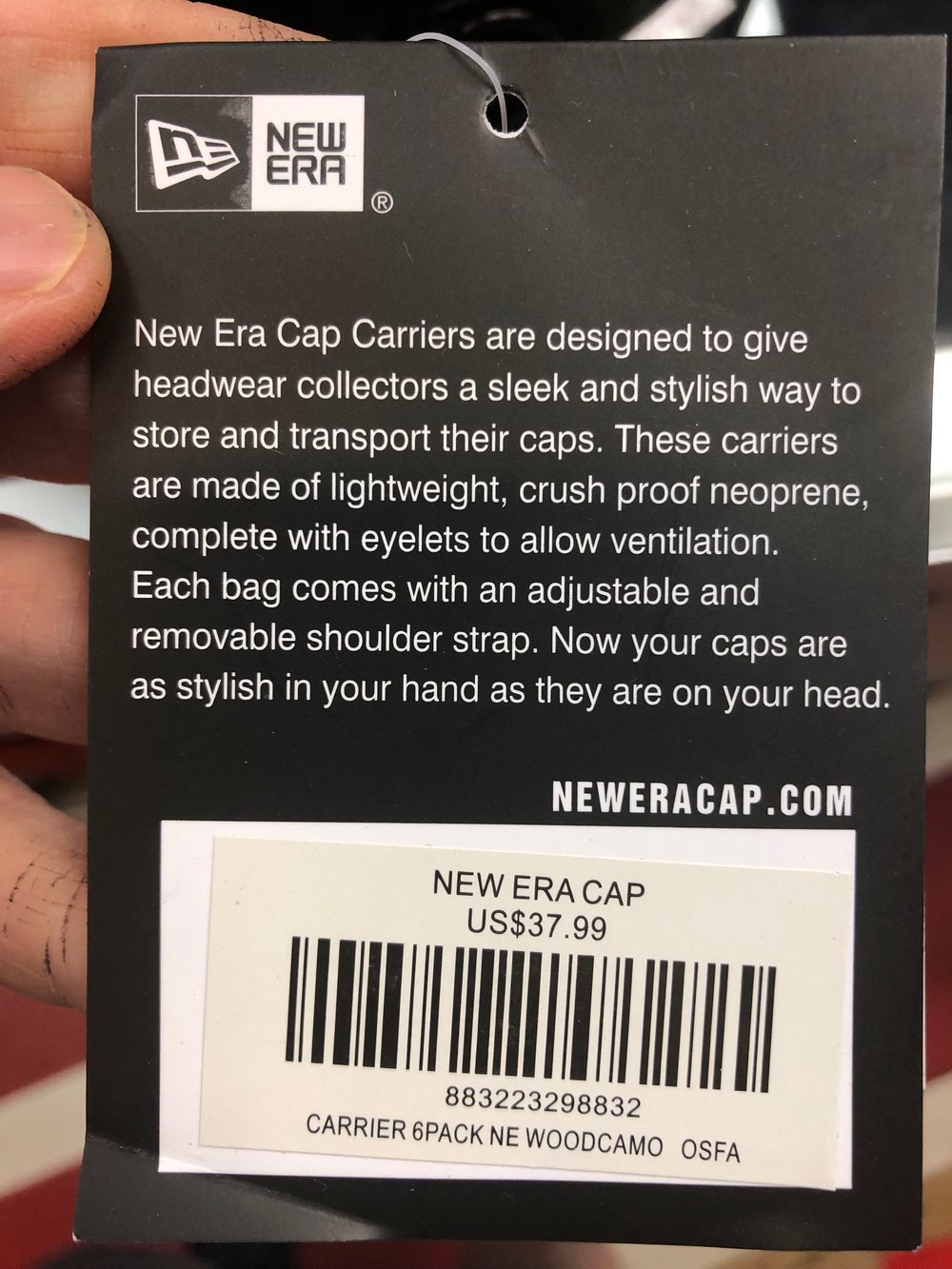 New Era Camo 6 Pack cap carrier