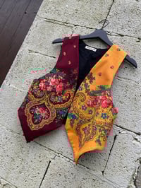 Image 7 of Chaleco feito a man. BICOLOR LARANXA. Feito por encarga!