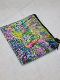 Image 2 of Zipped Purse - Monet's Garden at Giverny 