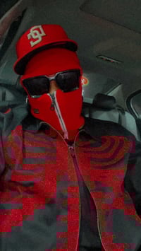 Image 3 of Vamp Red & Black Skeleton Kit Dickie Jacket 