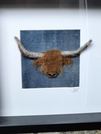 Image 2 of Fibre Art Highland Cow 