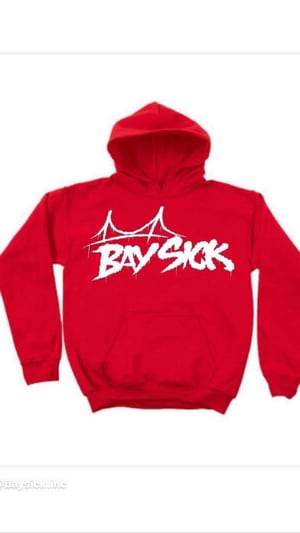 Image of BaySick Hoodie, Royal Blue, Red, Green, Black, Orange & Yellow