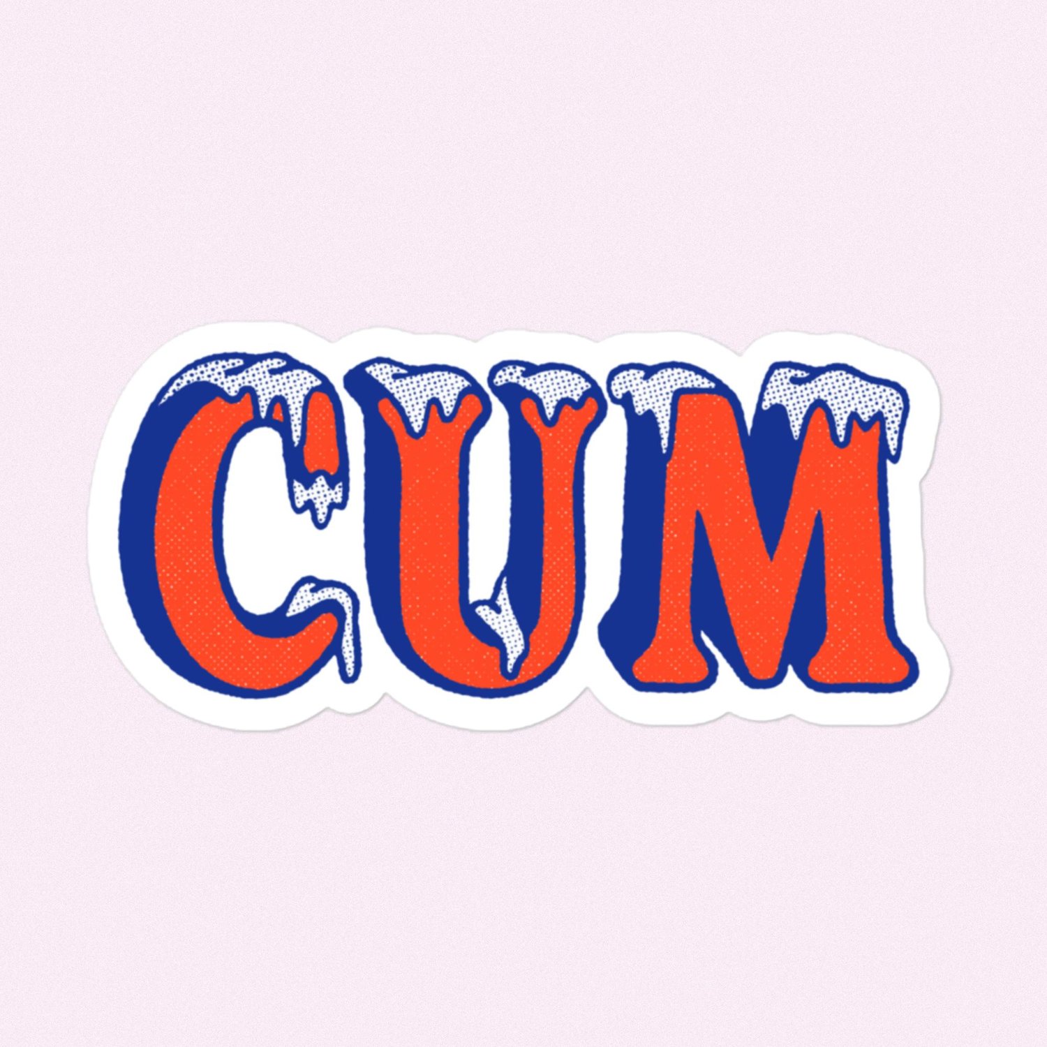 Bubble-free Cum Sticker