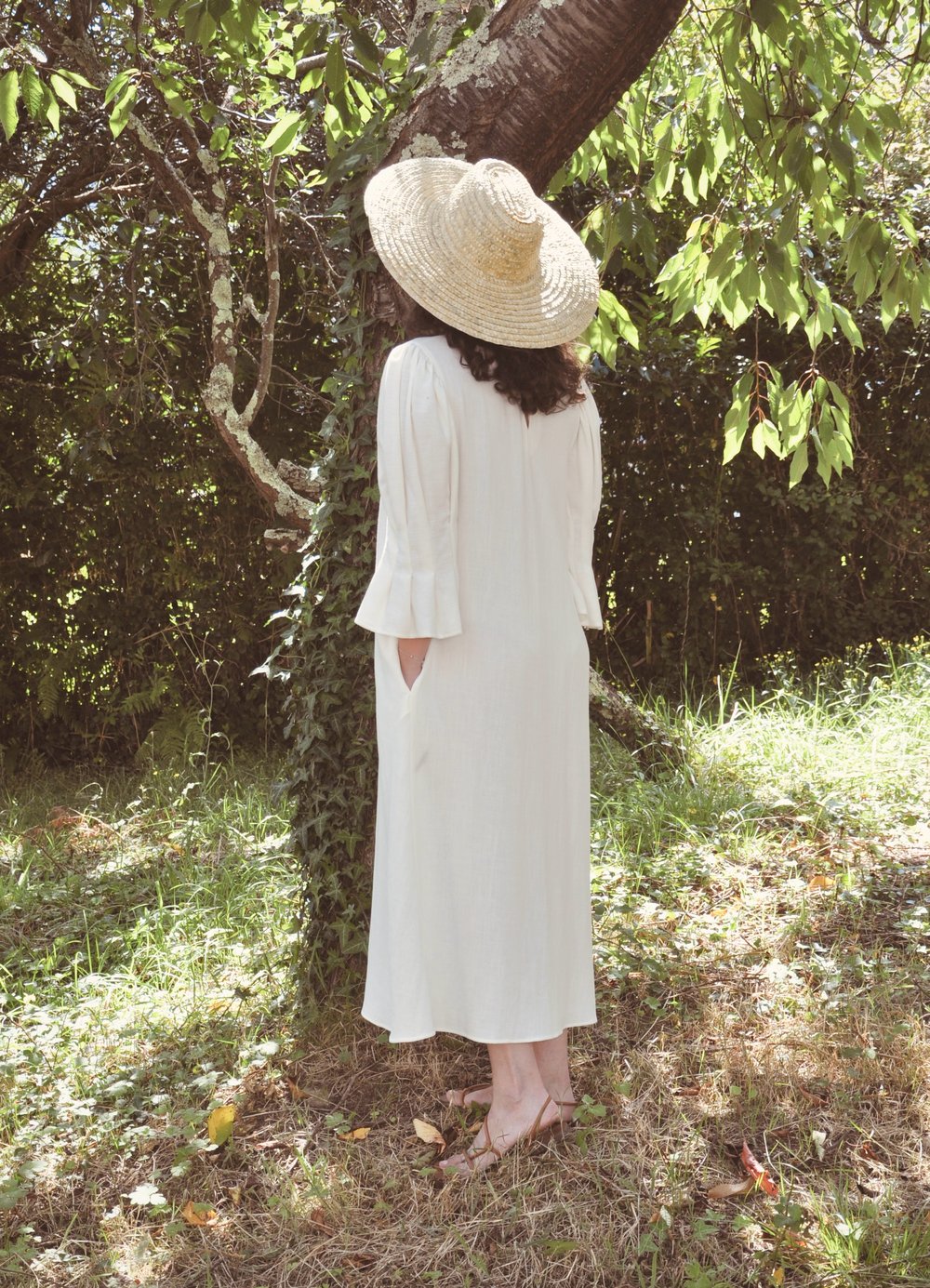 Verbena dress in linen