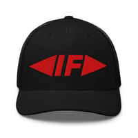 Image 2 of casquette IF rouge et noir