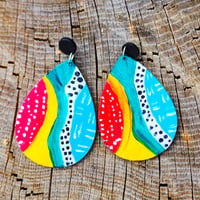 Image 1 of Afrocentric Magic Stud Earrings 